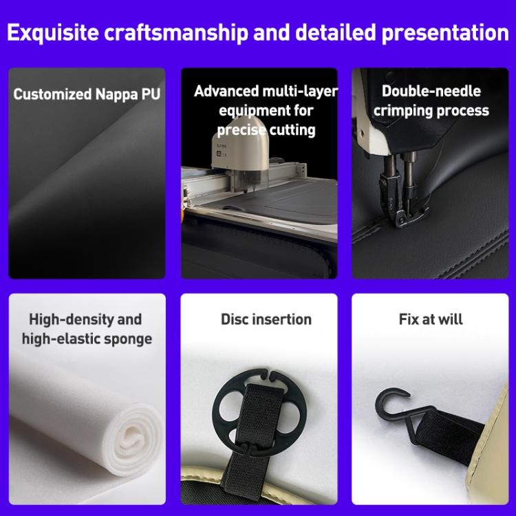 Car SUV Seat Cushion Pad PU Cover