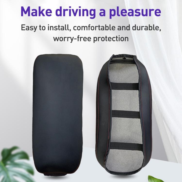 Car Central Armrest Box Protective Leather Cover for Toyota RAV4 2000