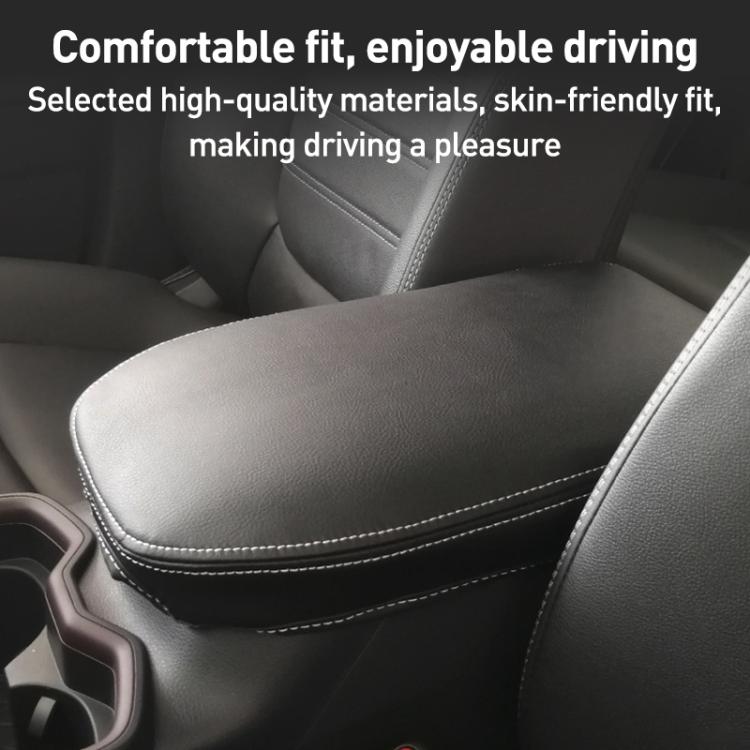 Car Central Armrest Box Protective Leather Cover for Toyota RAV4 2000