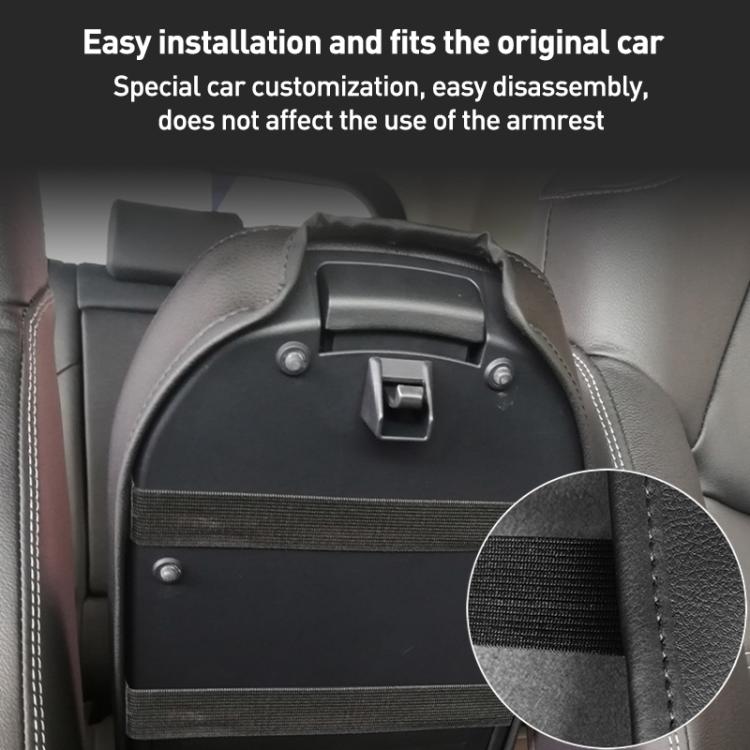 Car Central Armrest Box Protective Leather Cover for Toyota RAV4 2000