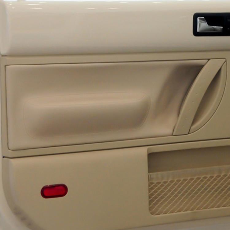 2pcs/Set Car Modified Microfiber Leather Door Panel Cover for Volkswagen Beetle 1998-2010