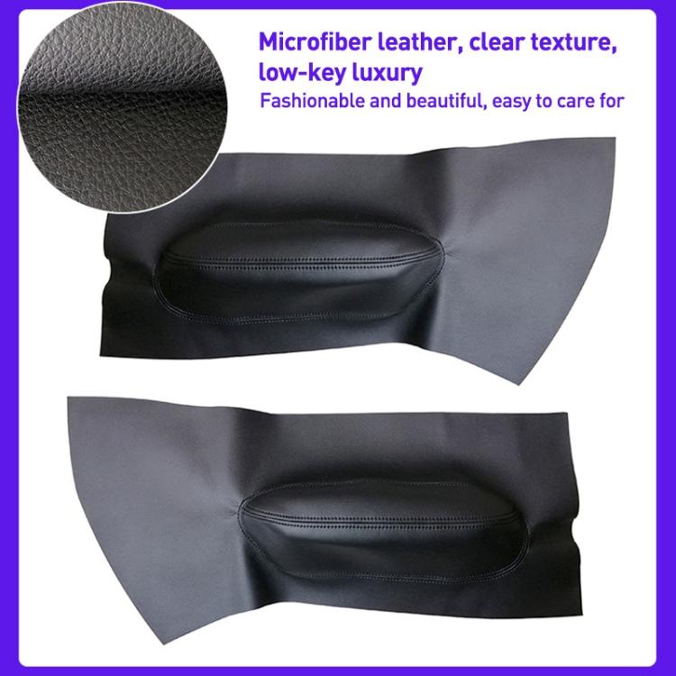 2pcs/Set Car Modified Microfiber Leather Door Panel Cover for Volkswagen Beetle 1998-2010