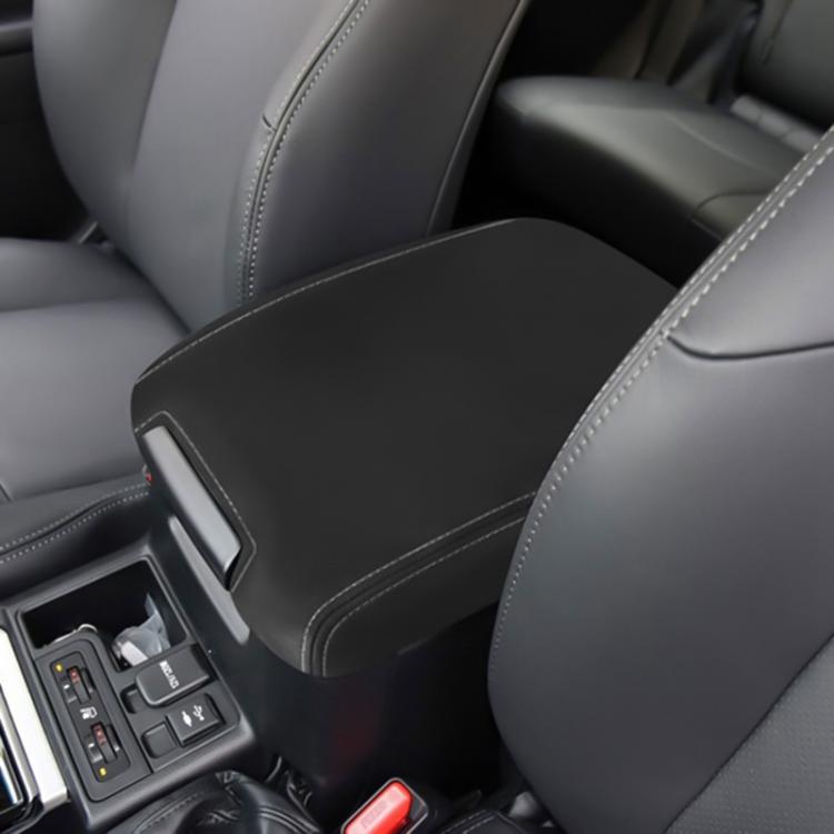 Car Central Armrest Box Protective Leather Cover for Toyota Prado 2010-2019