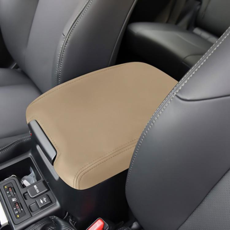 Car Central Armrest Box Protective Leather Cover for Toyota Prado 2010-2019