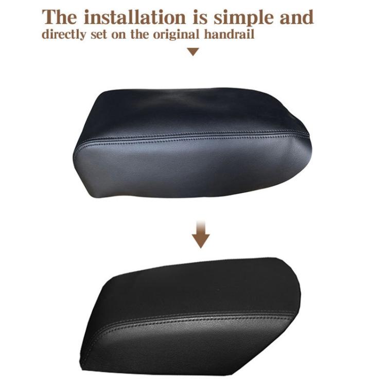Car Central Armrest Box Protective Leather Cover for Ford Explorer 2011-2019