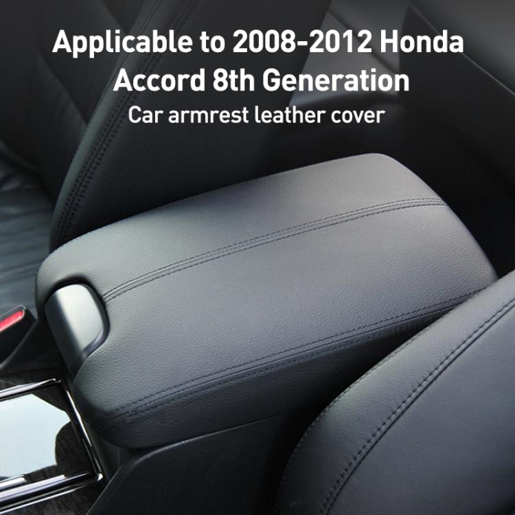 Car Central Armrest Box Protective Leather Cover for Honda Accord 8th Generation