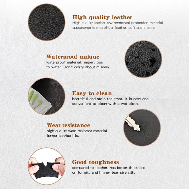 Car Central Armrest Box Protective Leather Cover for Chevrolet Silverado 1500 / 2500 2014-2018