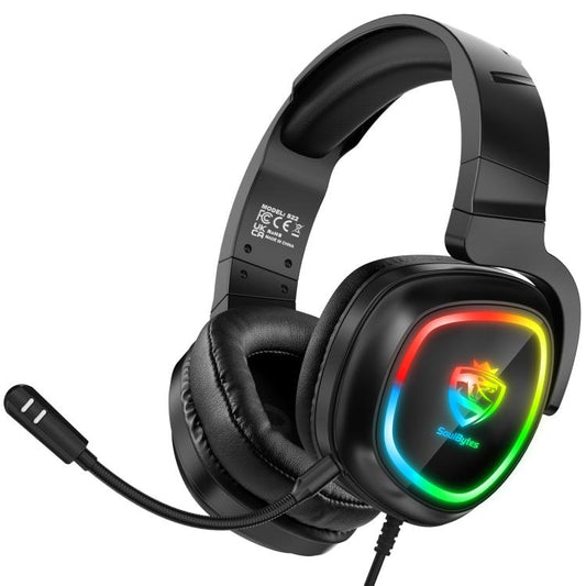 ONIKUMA S22 RGB Head-mounted Wired Gaming Earphone