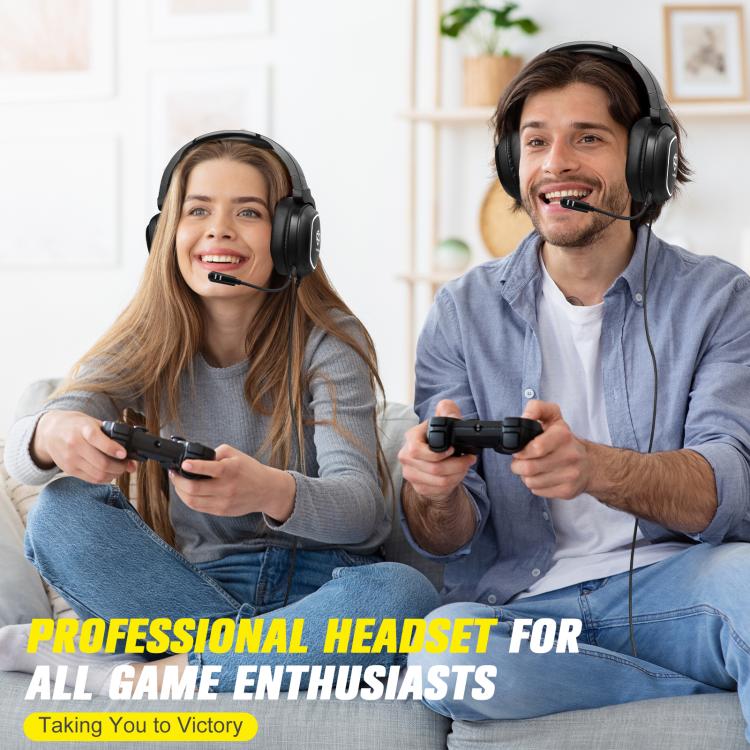 ONIKUMA S22 RGB Head-mounted Wired Gaming Earphone