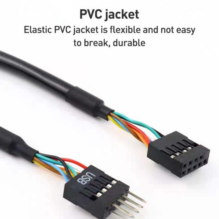 2pcs Computer Motherboard USB3.0 Adapter Cable