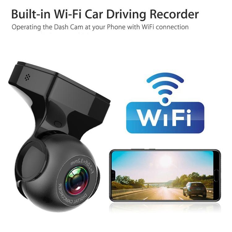 USB WiFi HD Night Vision Hidden Car Driving Recorder