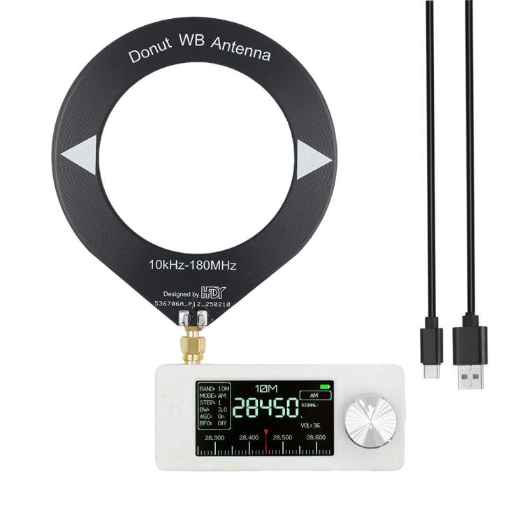 SI4732 1.9 inch IPS Display Portable Radio 0.5-108 MHz LSB USB AM FM Pocket Mini Radio