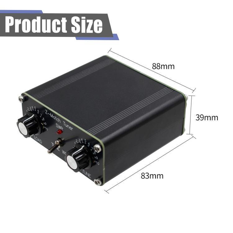 Z-Match QRP Manual Antenna Tuner 5W 3-28 Mhz Antenna HAM Tuner