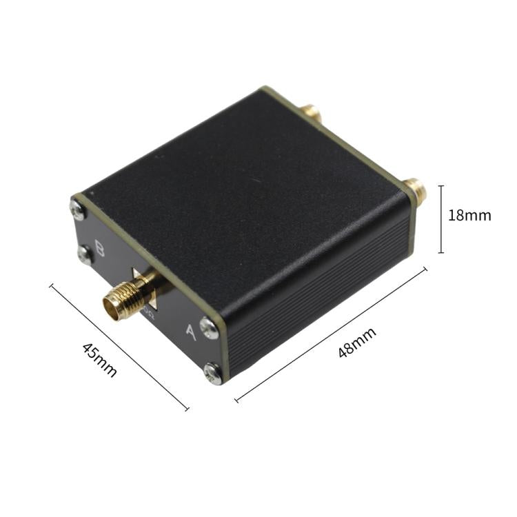 10W 1 to 2 Antenna Switch Aluminum Alloy DC-500Mhz High Frequency Switch