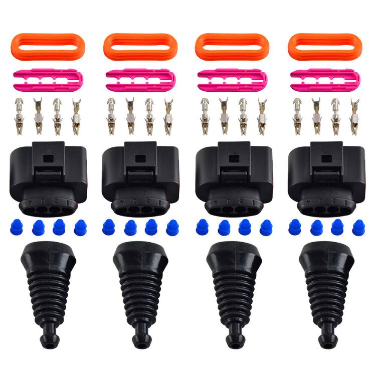 1 Set For Audi A7 3.0T 2016 Car Ignition Coil Connector Repair Kit, Small Size 1J0973704