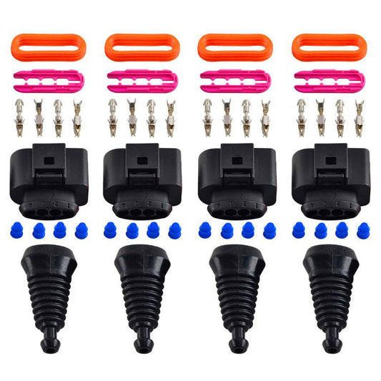 1 Set For Audi A7 3.0T 2016 Car Ignition Coil Connector Repair Kit, Small Size 1J0973704