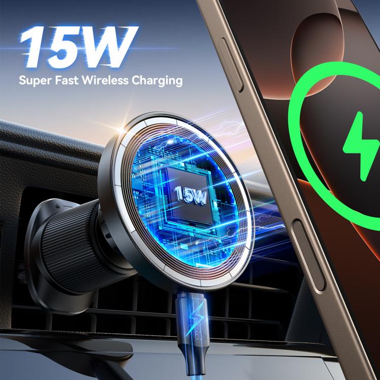 JOYROOM JR-ZS502 15W Magnetic Wireless Car Charger Holder
