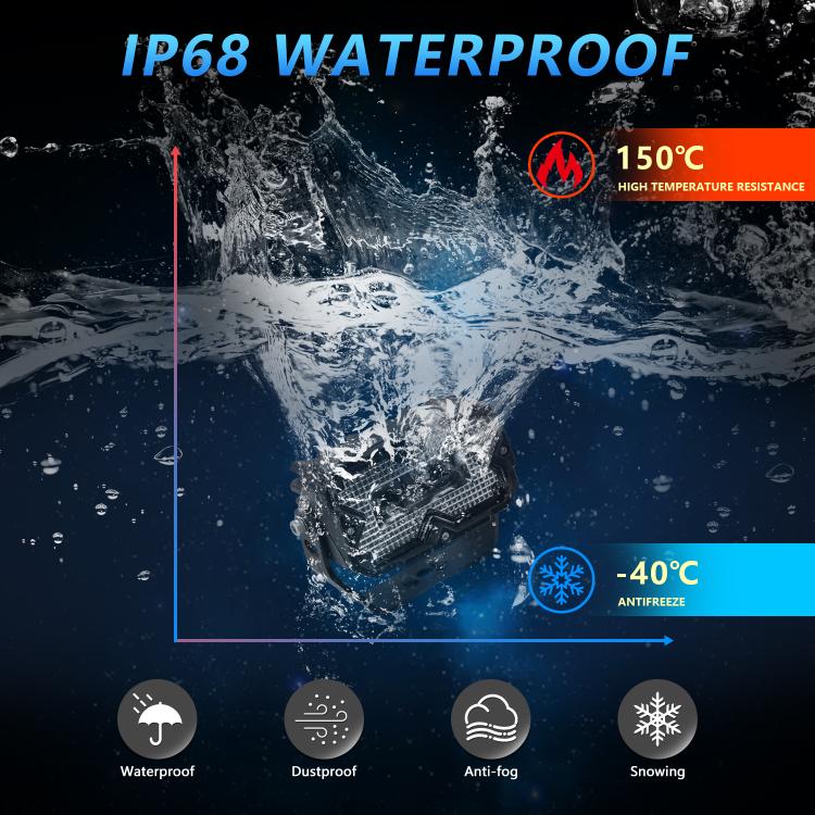 2pcs/Pack Car 70W High-power Matrix Eyes Work Light with Cable Set