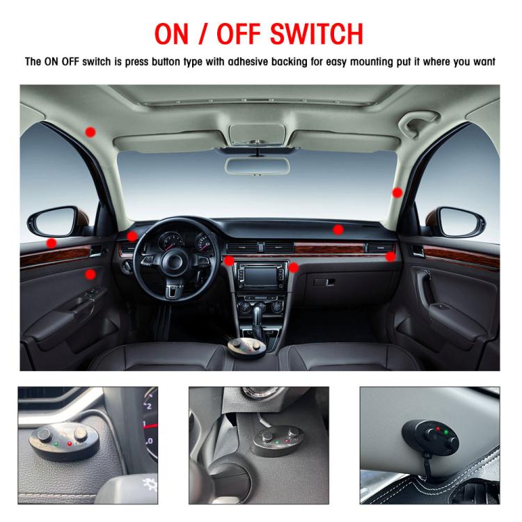 2pcs/Pack Car 70W High-power Matrix Eyes Work Light with Cable Set