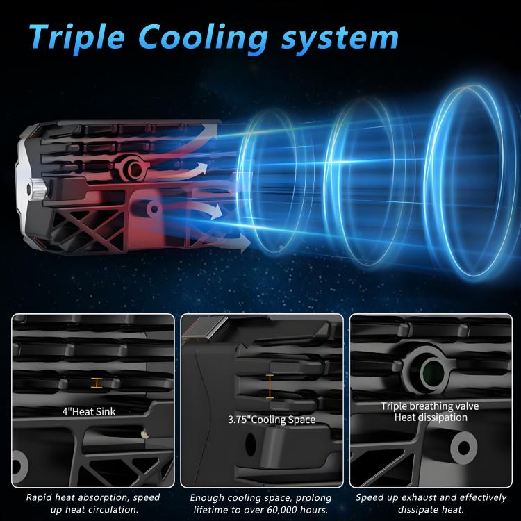 2pcs/Pack Car 70W High-power Matrix Eyes Work Light with Cable Set