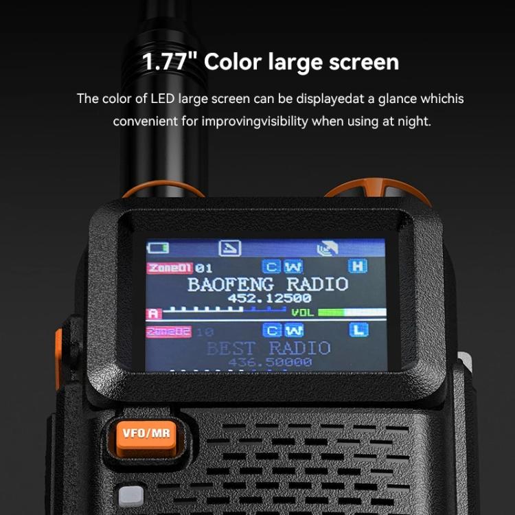 Baofeng 5RH PRO Handheld GPS/Beidou System Positioning Bluetooth Programmable Intercom