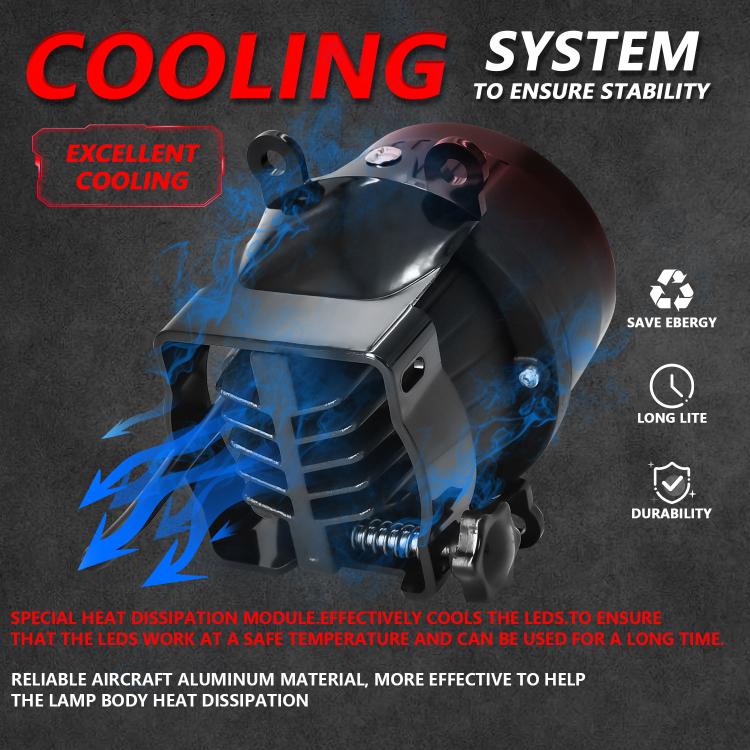 T09 2pcs/Pack 55W 3 inch High Power Dual Lens Fog Light