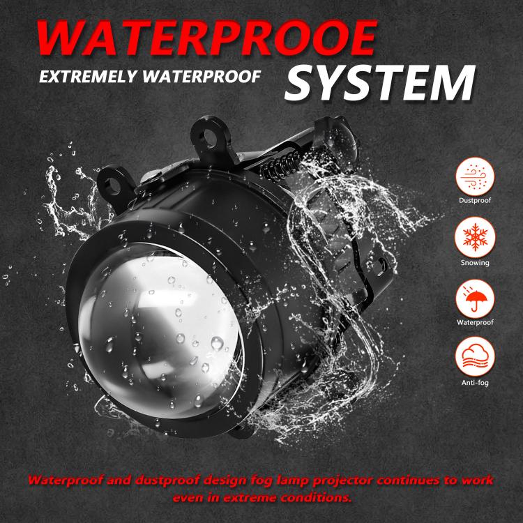 T09 2pcs/Pack 55W 3 inch High Power Dual Lens Fog Light