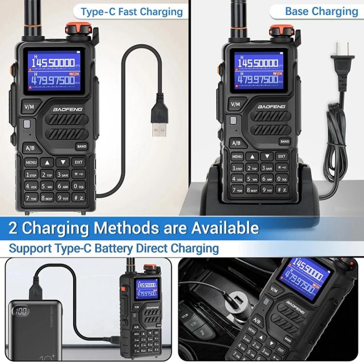 Baofeng K5 PLUS Dual-watch Dual-standby FM Handheld Analog Walkie Talkie