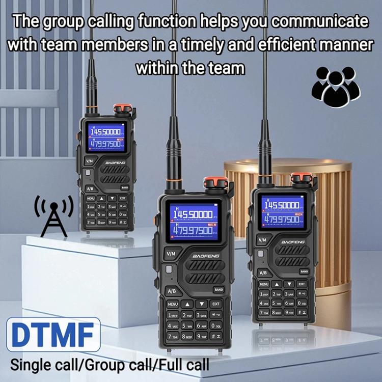 Baofeng K5 PLUS Dual-watch Dual-standby FM Handheld Analog Walkie Talkie