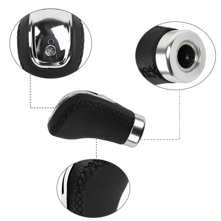 Car Manual Gear Lever Knob Leather Gear Shift Knob, with Hole