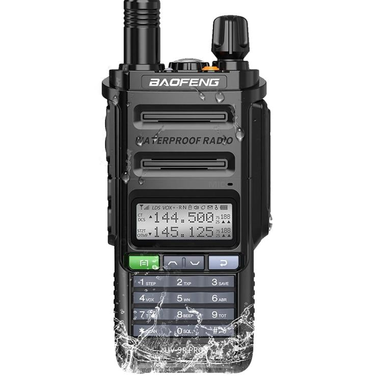 Baofeng UV-9R PRO Dot Matrix LCD Screen IP57 Waterproof Handheld Analog Walkie Talkie