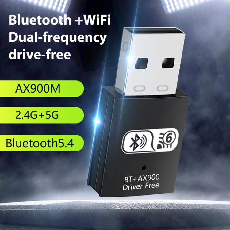 RE-905 Built-in Antenna Bluetooth WiFi 2 in 1 Computer Driver-free USB Network Adapter