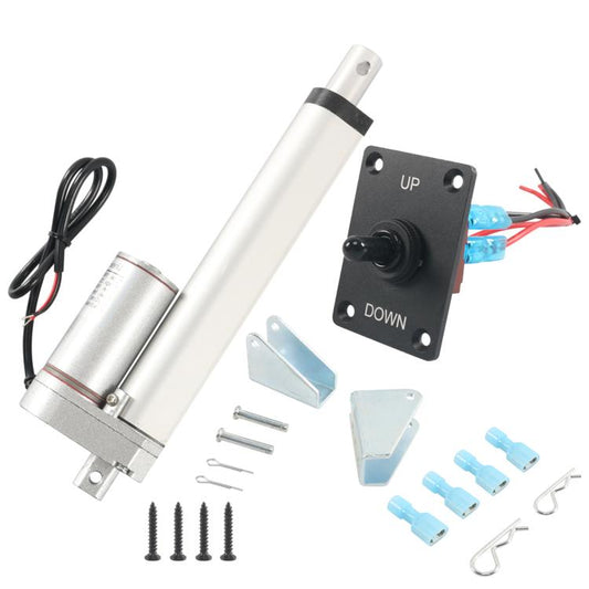 RV DIY 150mm Stroke 12V Electric Telescopic Linear Actuator with Switch Controller