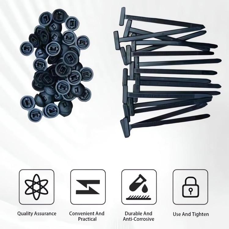 100pcs / Pack PP Universal Cable Tie Buckle