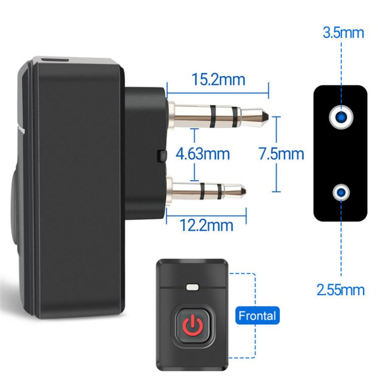 Walkie-talkie Bluetooth Wireless Earphone for Baofeng UV5R 888S / Quansheng UV K5 / K6