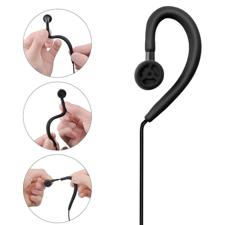 2 Pin Walkie-talkie Headset Mic Earphone for Baofeng UV5R / Quansheng UV K5 / K6 8800