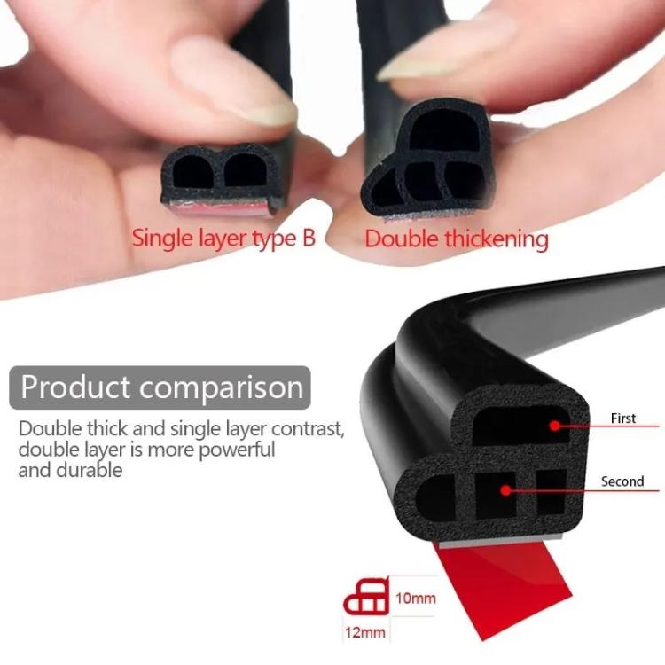 L Type 10m Car Rubber Seal Strip