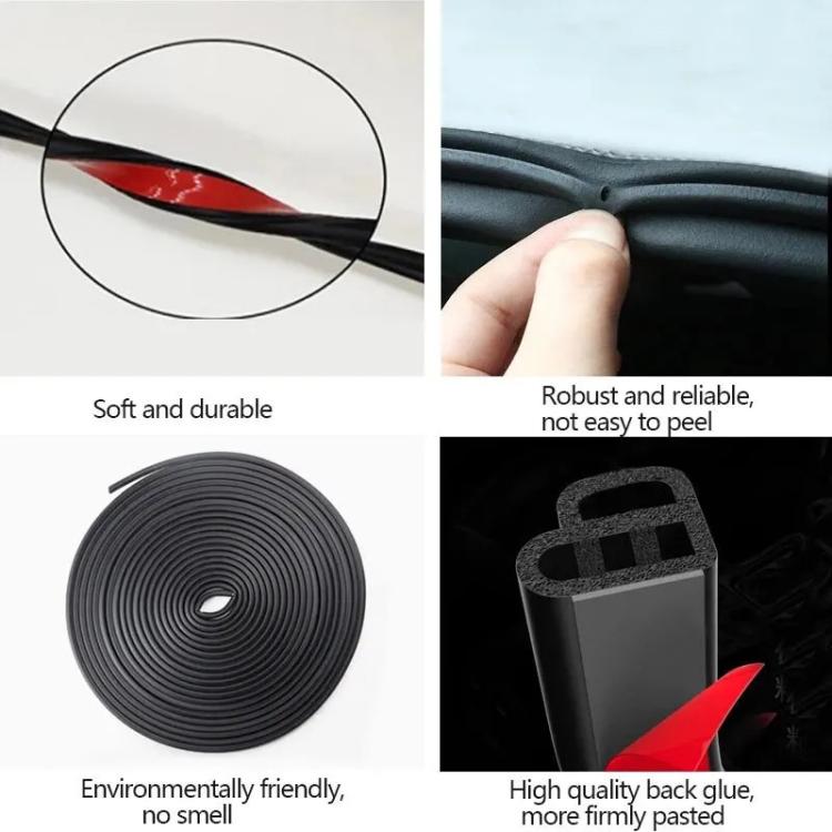 L Type 10m Car Rubber Seal Strip