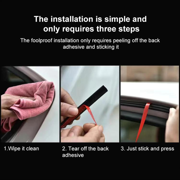 L Type 10m Car Rubber Seal Strip