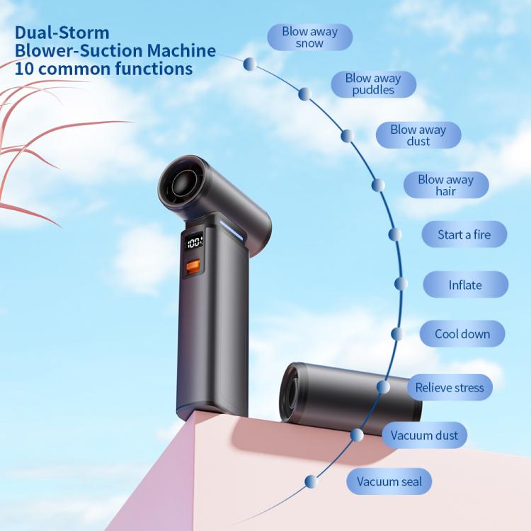 F1 Stepless Speed High-Power Turbo Handheld Fan