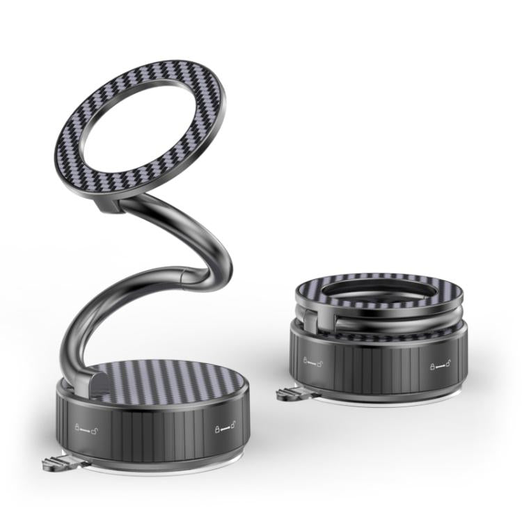 H3 Folding Vacuum Adsorption Magnetic Car Phone Holder