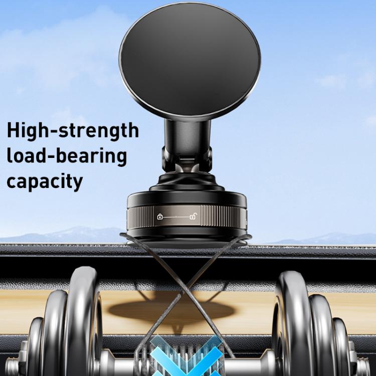 J34 Retractable Vacuum Adsorption Magnetic Car Phone Holder