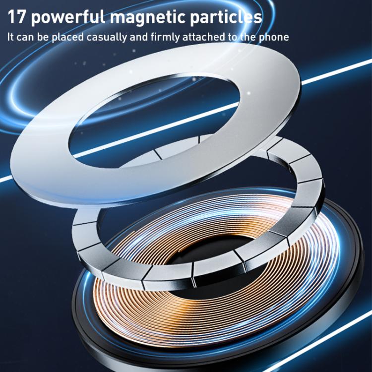 J34 Retractable Vacuum Adsorption Magnetic Car Phone Holder