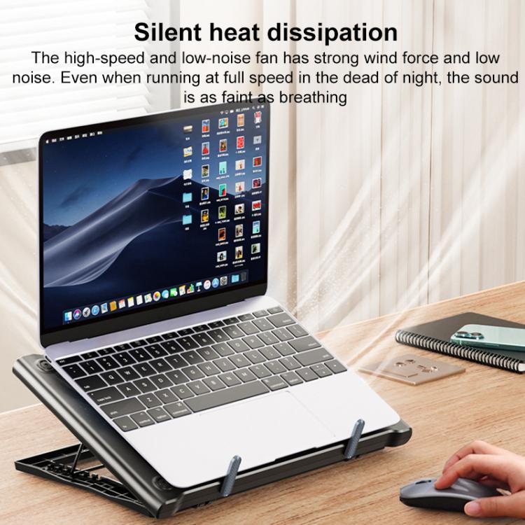 NUOXI C400 6-Speed Adjustable Dual-Core Large Fan Laptop Cooler