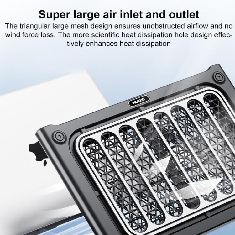 NUOXI C400 6-Speed Adjustable Dual-Core Large Fan Laptop Cooler