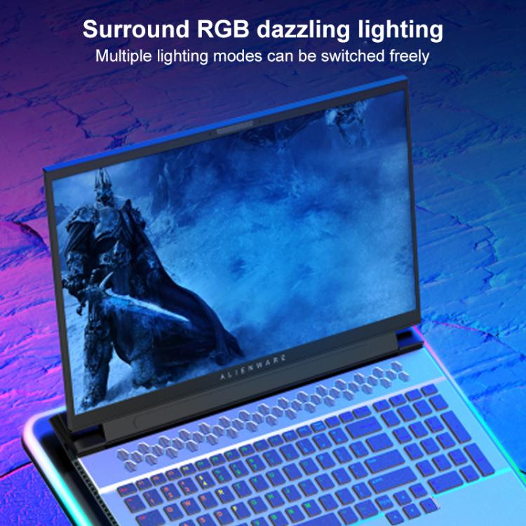 NUOXI F36-2 6-Speed Adjustable Dual-Fan Ultrathin Laptop Cooler