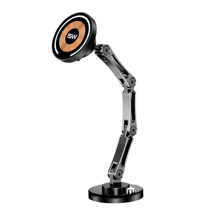 360 Degree Rotating Adhesive Magnetic 15W Wireless Fast Charger Car Holder