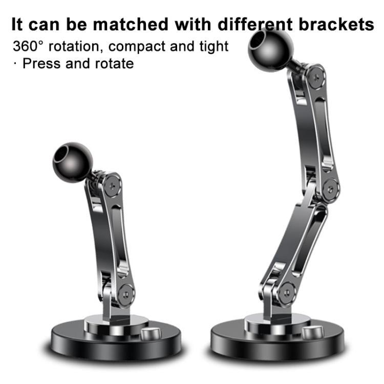 360 Degree Rotating Adhesive Magnetic 15W Wireless Fast Charger Car Holder