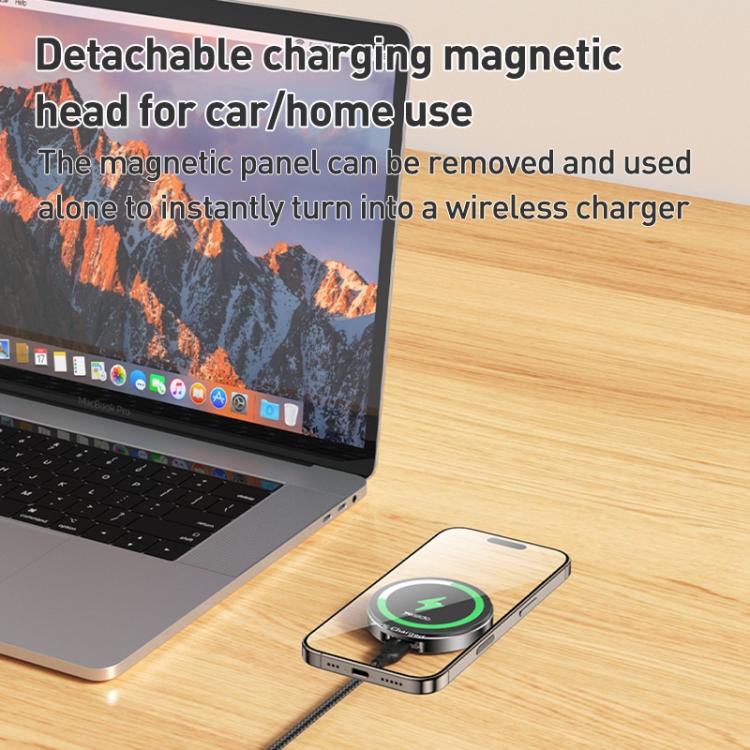 Yesido DS30 2 in 1 15W Wireless Charging Car Desktop Stand