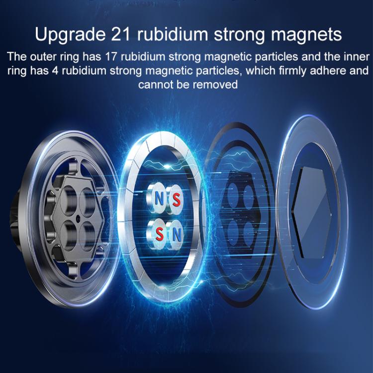 17mm Universal Ball MagSafe Magnetic Adapter Car Phone Holder Base